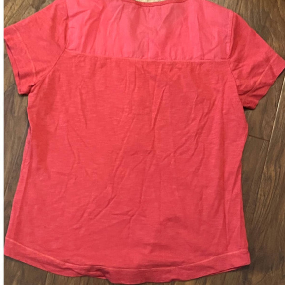 Lauren Ralph Lauren Pink/Coral‎ Colored Blouse Size Medium - Picture 2 of 7